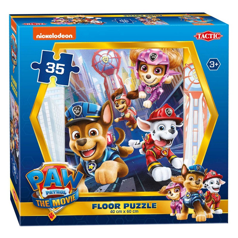 Paw Patrol The Movie 35 Brikker Gulvpuslespil | Paw Patrol Puslespil - Temashop