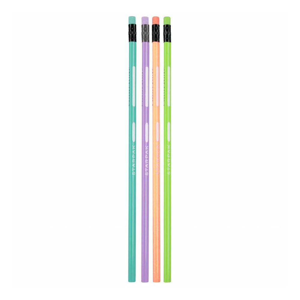Pastel Blyanter Med Viskelæder (19 cm) | Pastel Male- & Tegneudstyr - Temashop