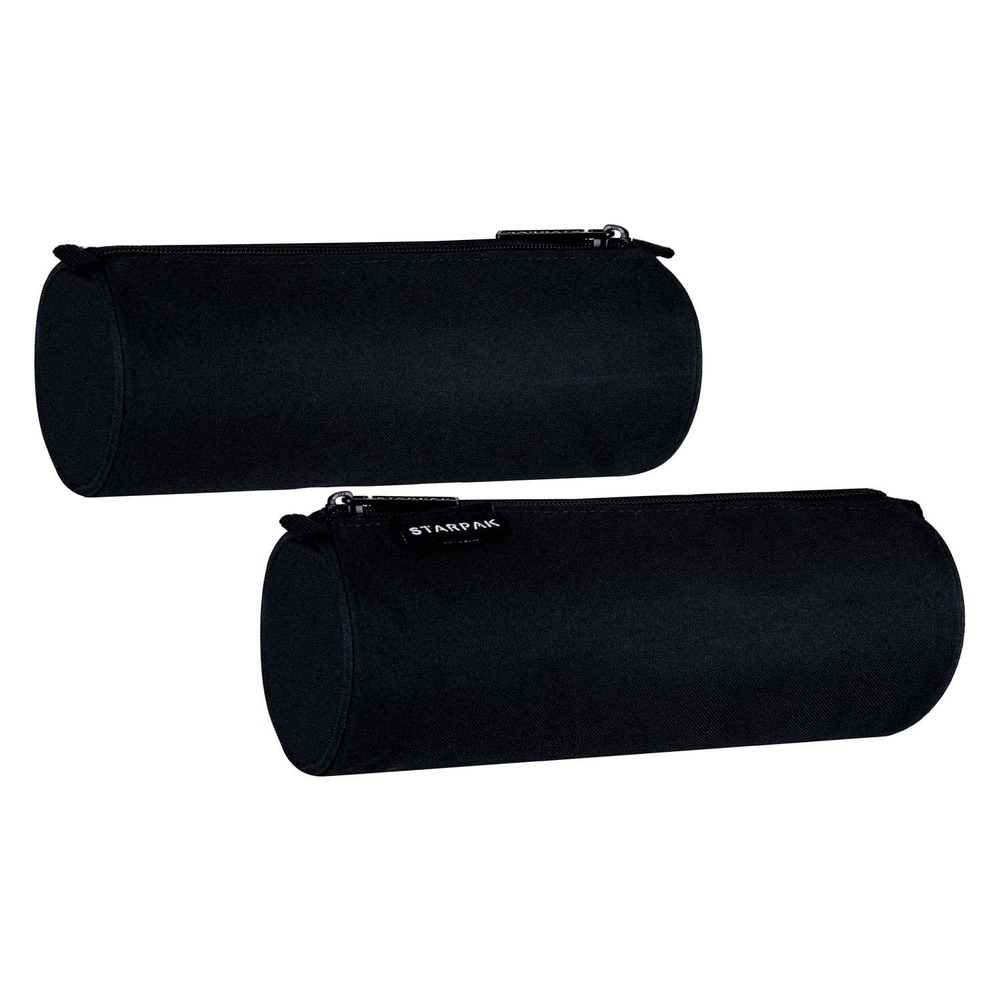 Rundt Penalhus Sort (8 x 22 x 8 cm) | Sort tema Penalhuse - Temashop