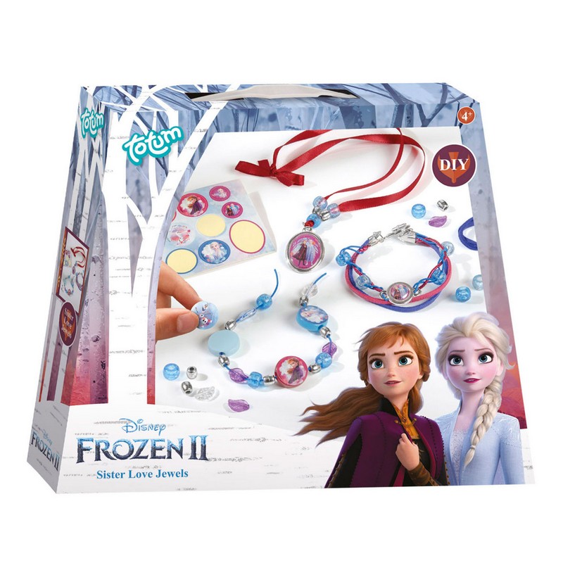 Frozen Totum DIY Smykkesæt | Frost Smykkesæt - Temashop