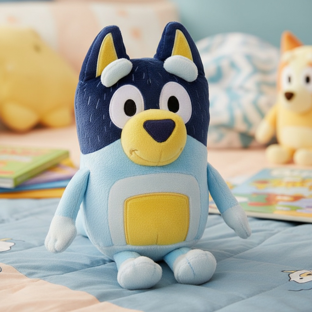 Bluey Bandit Bamse Blå (23 cm) | Bluey Bamse - Temashop