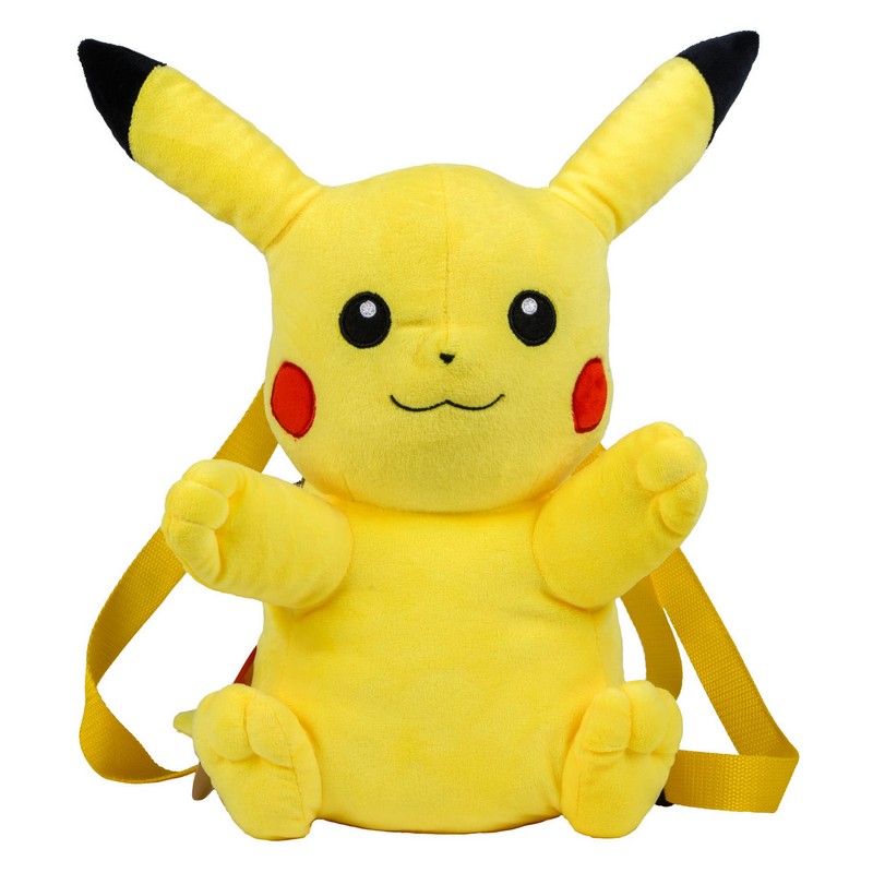 Pokémon 3D Pikachu Rygsæk Gul (36 x 29 x 16 cm) | Pokemon Taske / Pung - Temashop