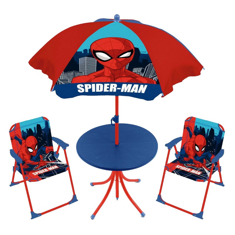 SpidermanÂ® Havesæt Med Parasol & Stole