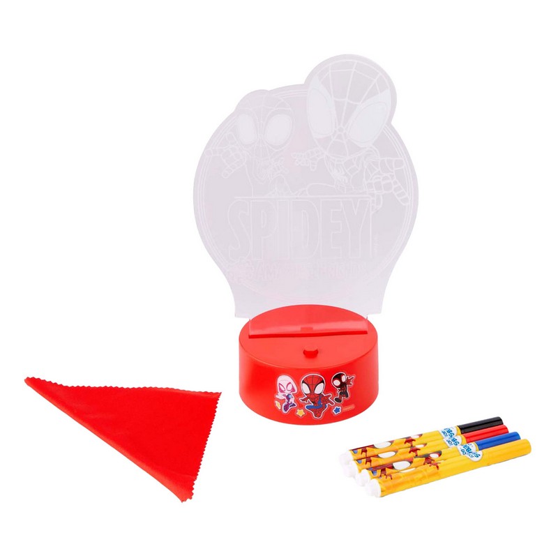 SpidermanÂ® Mal-selv LED Natlampe