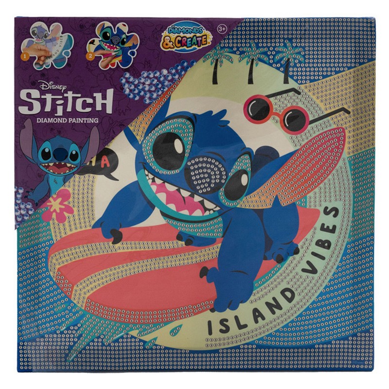 Stitch Diamantperler Kreativt Sæt | Stitch Male- & Tegneudstyr - Temashop