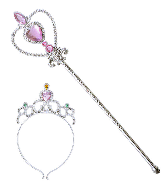 Tiara & Tryllestav | Prinsesse Tilbehørskit - Kropstilbehør - Temashop