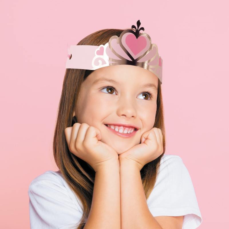 Prinsesse Festhatte | Prinsesse Partyhatte - Festtilbehør - Temashop