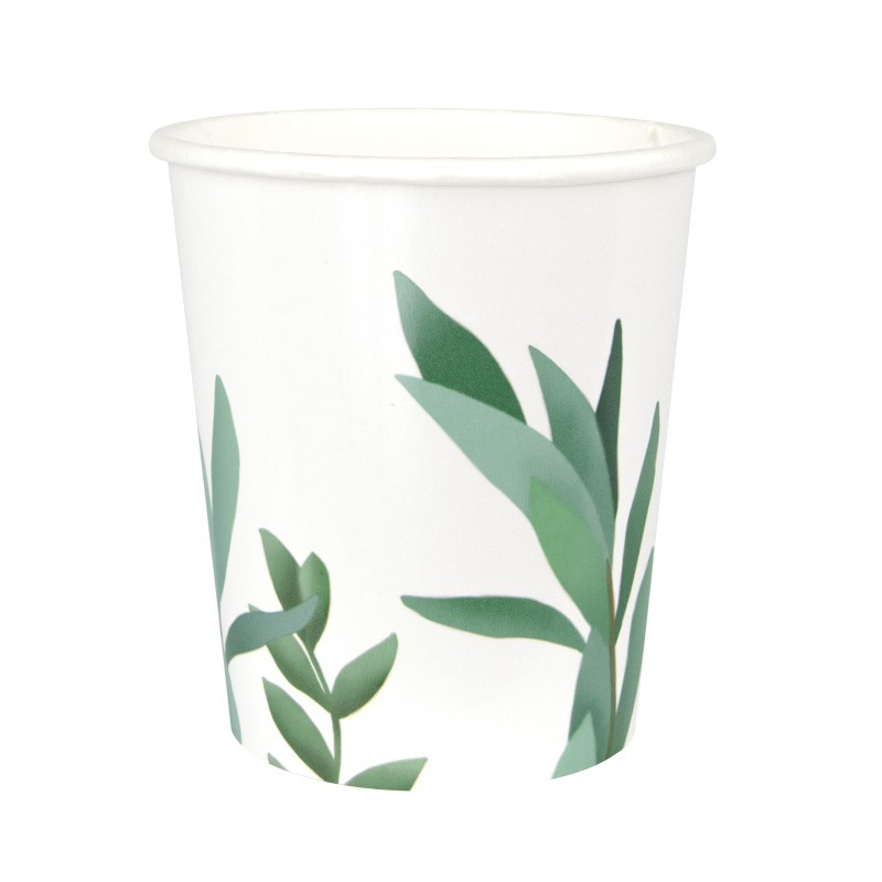 Eukalyptus Papkrus - 8 stk (200 ml) | Natur tema Krus - Temashop