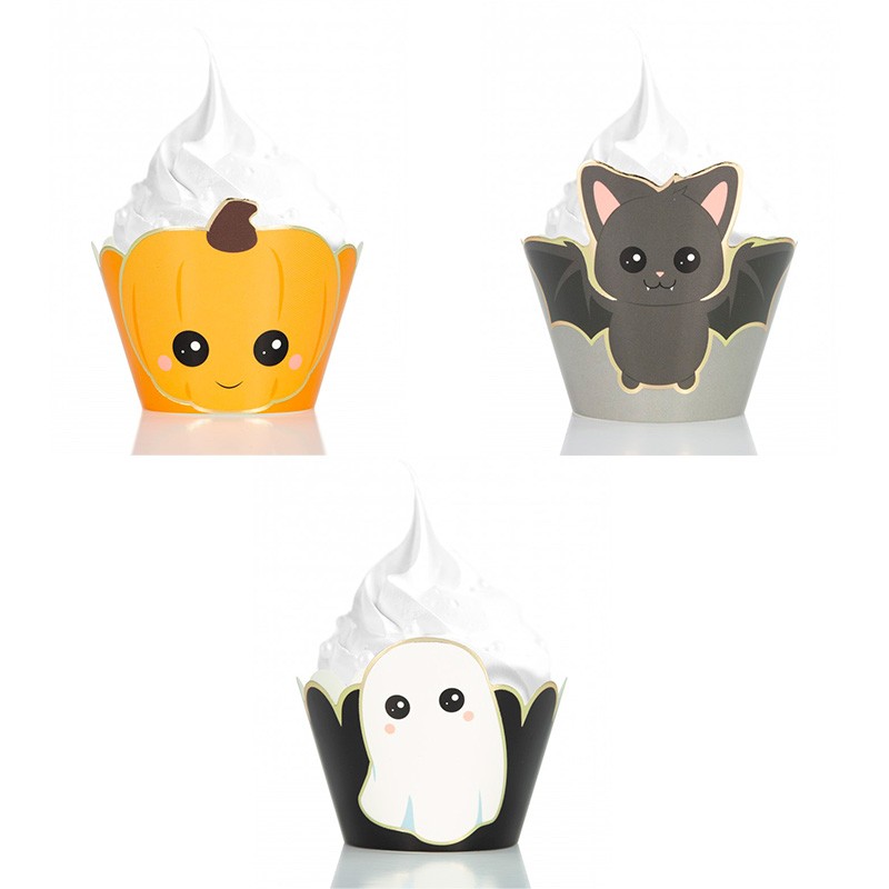 Sweety Halloween Cupcake Wrappers