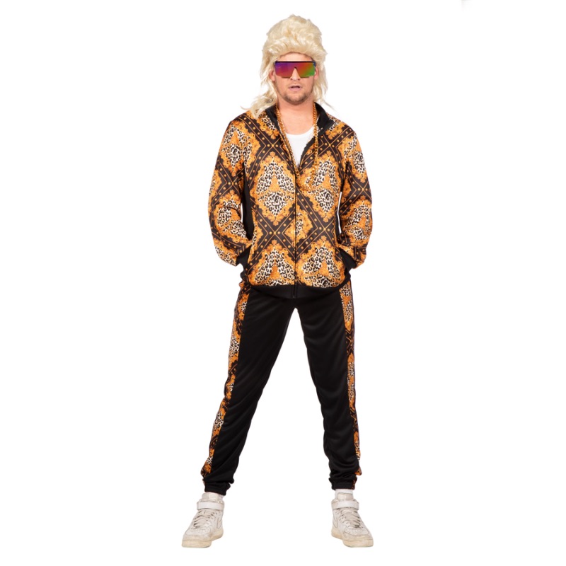 Tracksuit Pimp Kostume - Sjov kostume til voksne i størrelserne S-XL | Pimp kostume til mænd - Temashop