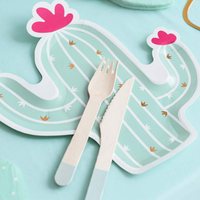 Træbestik Mint - 18 stk (16 cm) | Mint Tema Bestik - Temashop