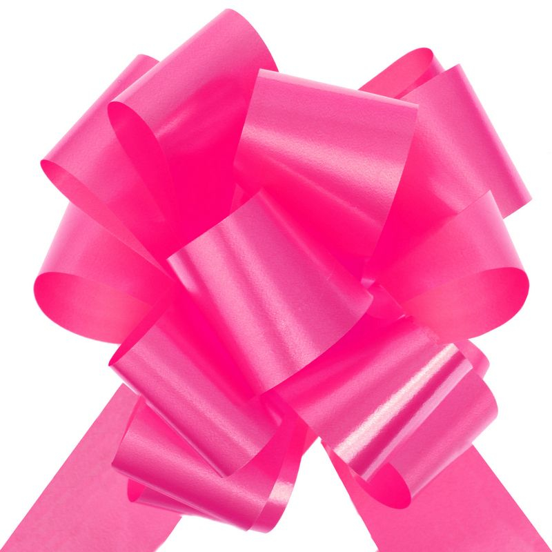 Træksløjfe Fuchsia - 10 stk (5 x 17 cm) | Pink tema Bånd - Temashop