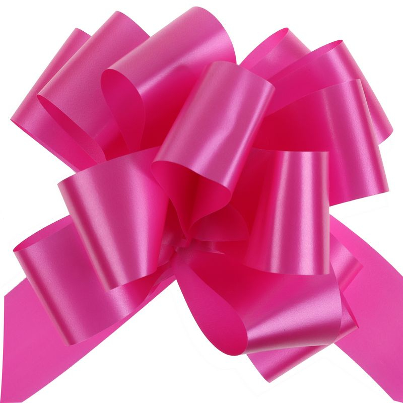 Træksløjfe Hot Pink - 10 stk (5 x 17 cm) | Pink tema Bånd - Temashop