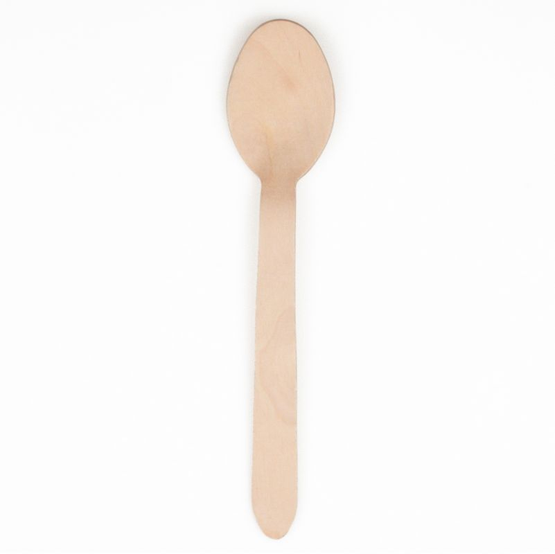 Træskeer Eco - 25 stk (15,7 cm) | Natur tema Bestik - Temashop