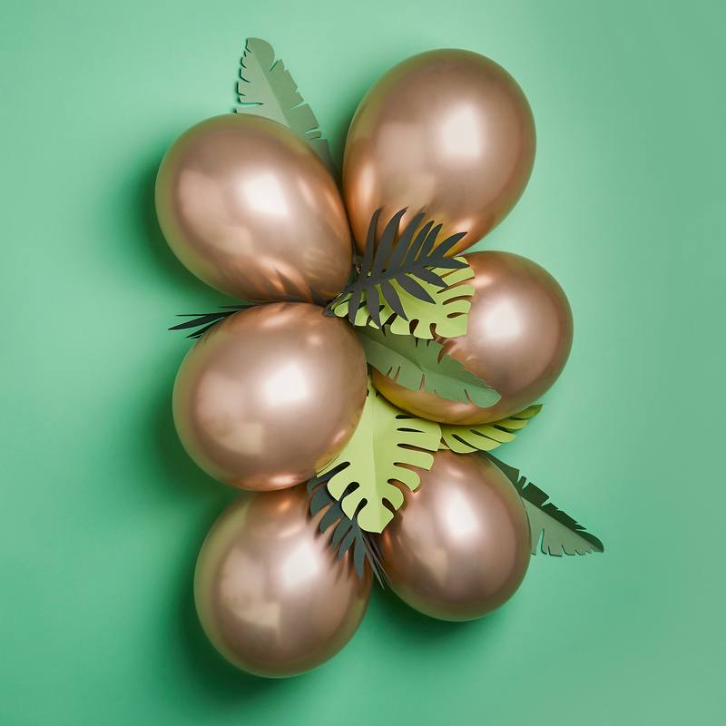 Tropic Like it's Hot Ballon Kit - 6 stk (30 cm) | Hawaii Latexballoner - Temashop