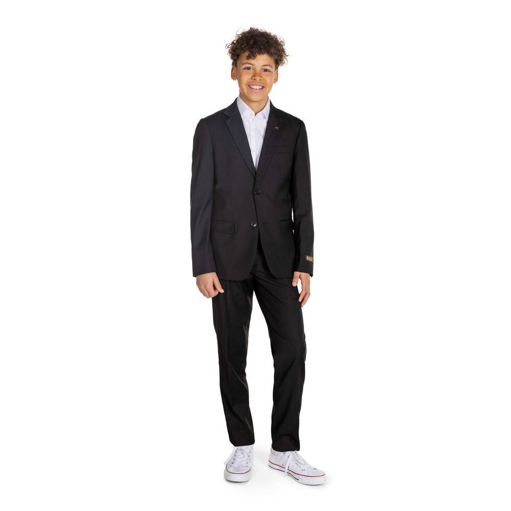 OppoSuits DailyÂ® Deep Black Teen Jakkesæt