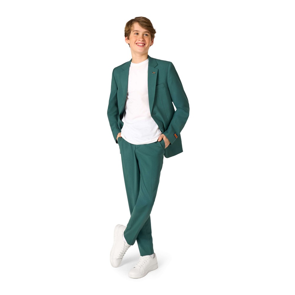 OppoSuits DailyÂ® Posy Green Teen Jakkesæt