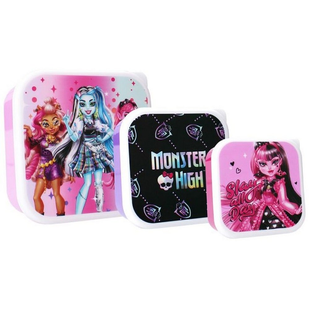 Monster High Madkasse Sæt (6 x 12 x 12 cm) | Monster High Madkasser - Temashop