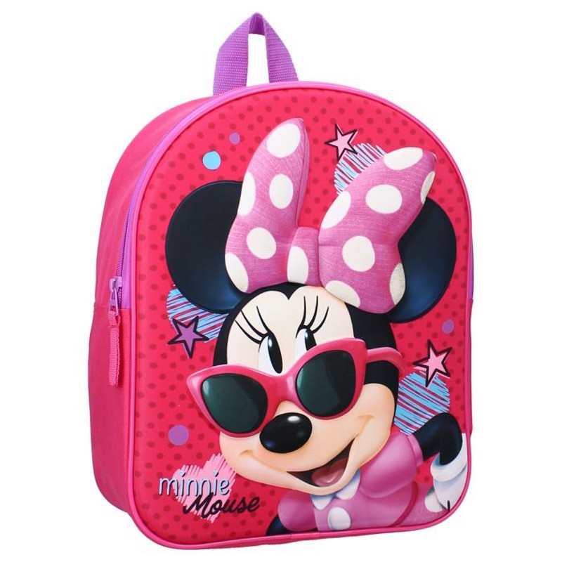 Minnie Mouse Friends Around Town Rygsæk (26 x 11 x 32 cm) | Minnie Mouse Taske / Pung - Temashop