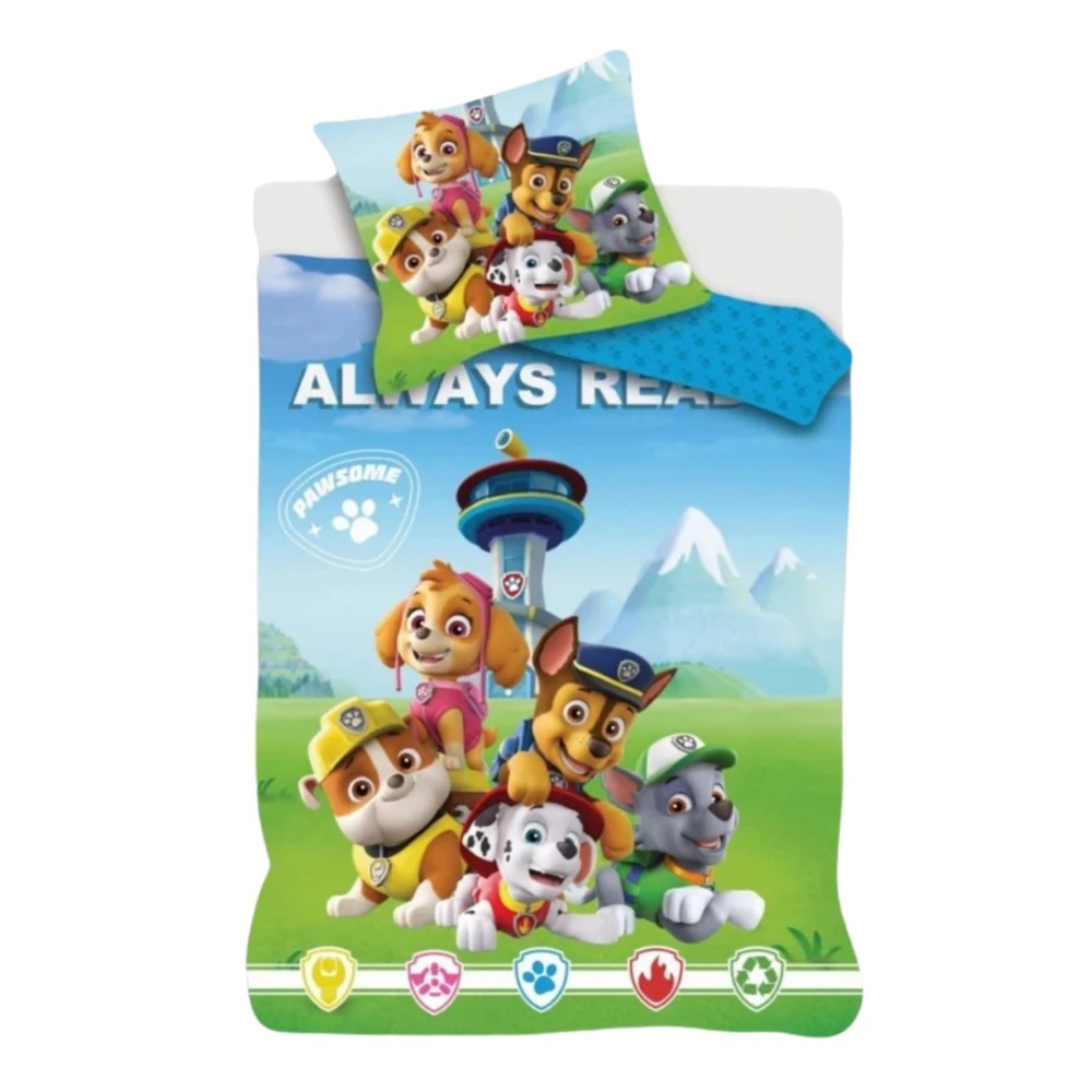 Paw Patrol Sengetøj (100 x 135 cm & 40 x 60 cm) | Paw Patrol Sengetøj - Temashop