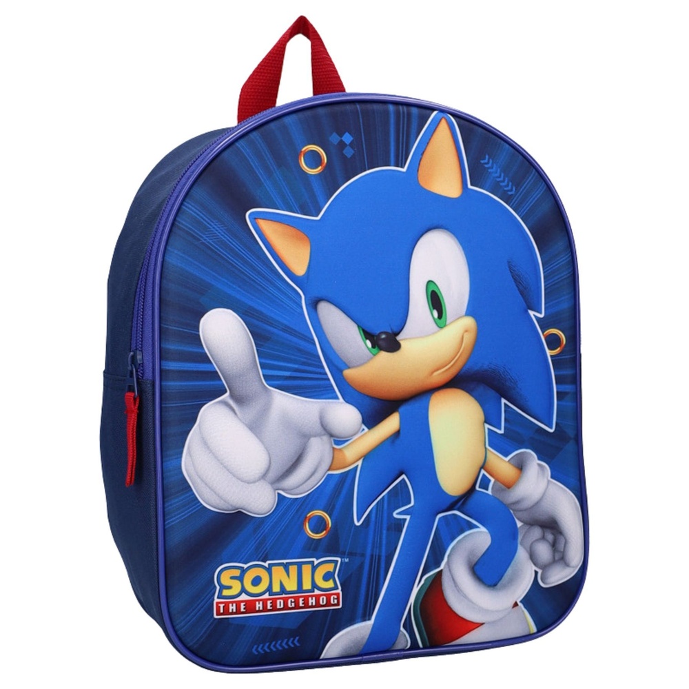 Sonic 3D Rygsæk (26 x 32 x 11 cm) | Sonic Taske / Pung - Temashop