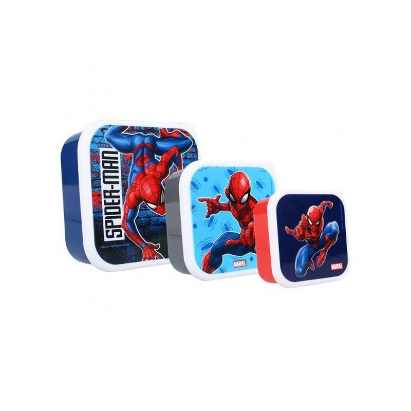 SpidermanÂ® Madkasser 3-i-1