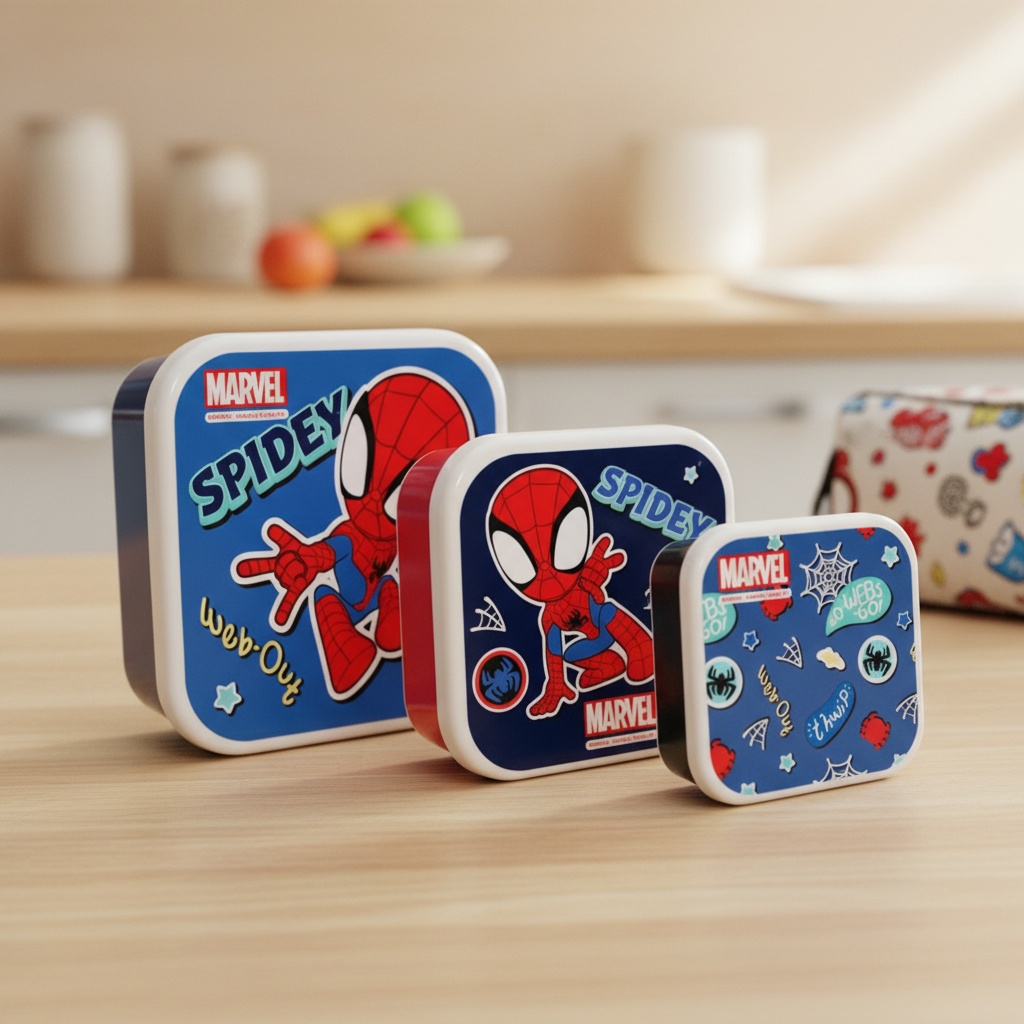 Spiderman® Snackbokse 3-i-1 Sæt