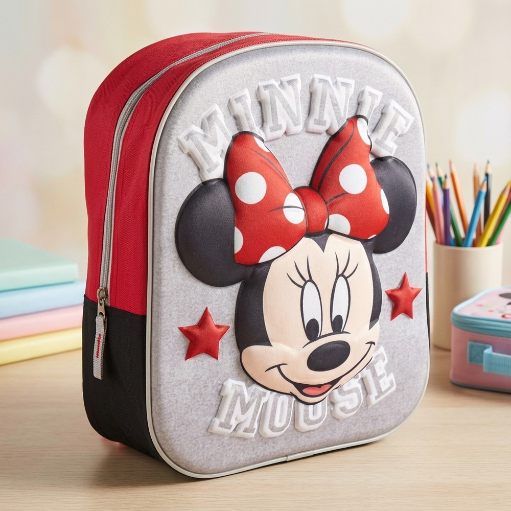 Minnie Mouse Stars Rygsæk (31 x 25 x 10 cm) | Minnie Mouse Taske / Pung - Temashop