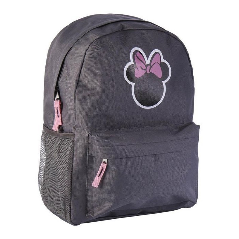 Minnie Mouse Skoletaske Grå (30 x 14 x 41 cm) | Minnie Mouse Taske / Pung - Temashop