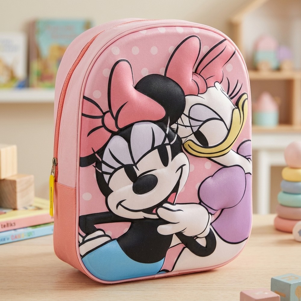 Minnie Mouse Minnie & Daisy Rygsæk (31 x 25 x 10 cm) | Minnie Mouse Taske / Pung - Temashop