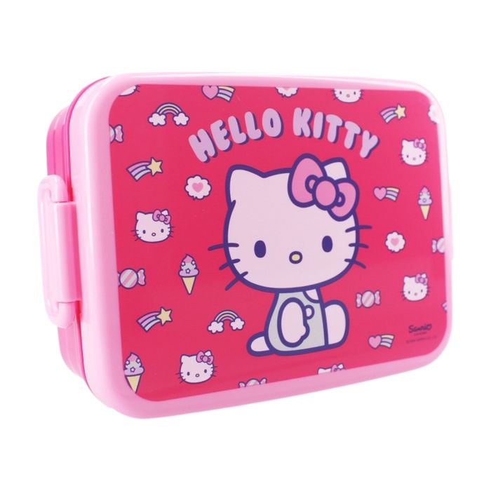 Hello Kitty Madkasse Lyserød/Pink (16 x 5 x 13 cm) | Hello Kitty Madkasser - Temashop