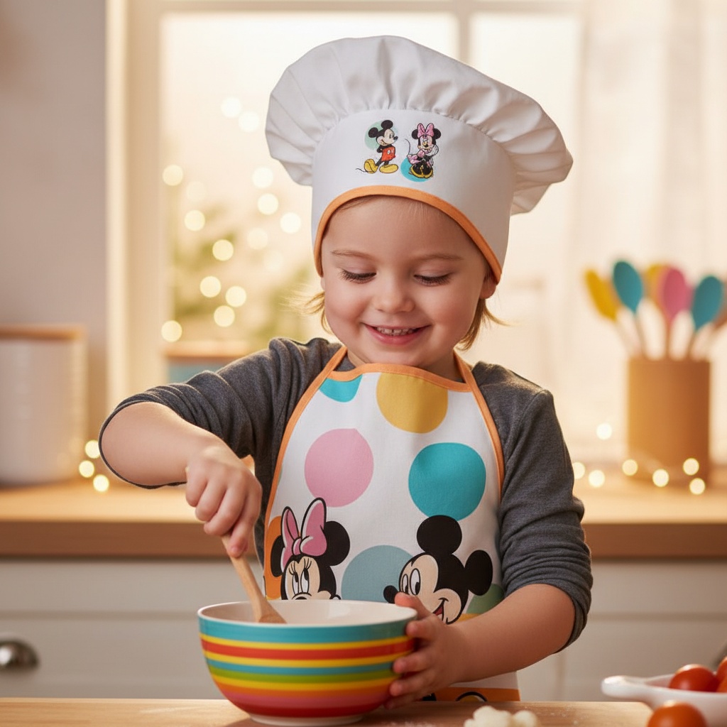 Mickey Mouse Forklæde (54 x 47 cm) | Mickey Mouse Forklæder - Temashop