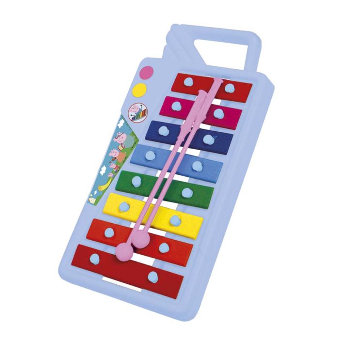 Peppa Pig Legetøjs Xylofon (26 x 13 x 3 cm) | Gurli Gris Musikinstrument - Temashop