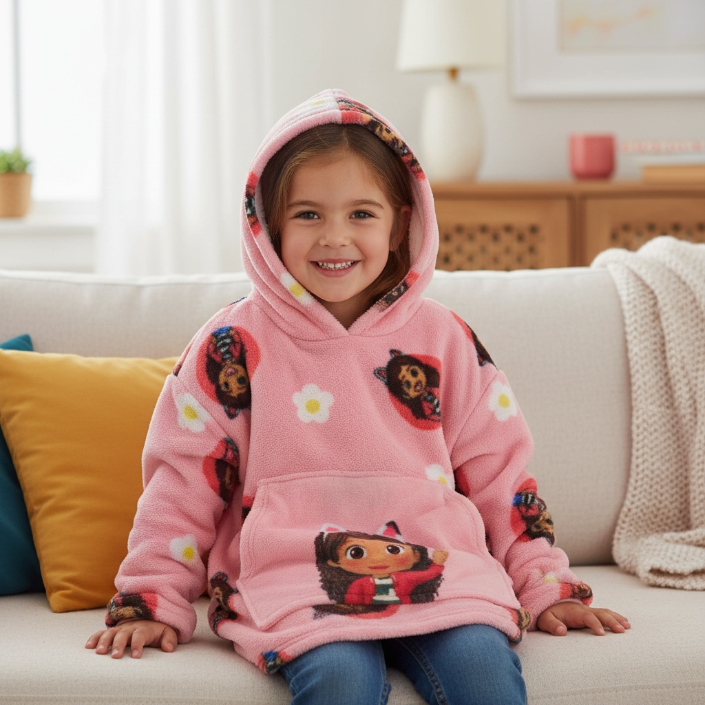 Gabby's Dukkehus Hoodie (70 x 58 x 30 cm) | Gabbys Dollhouse Overdel - Temashop