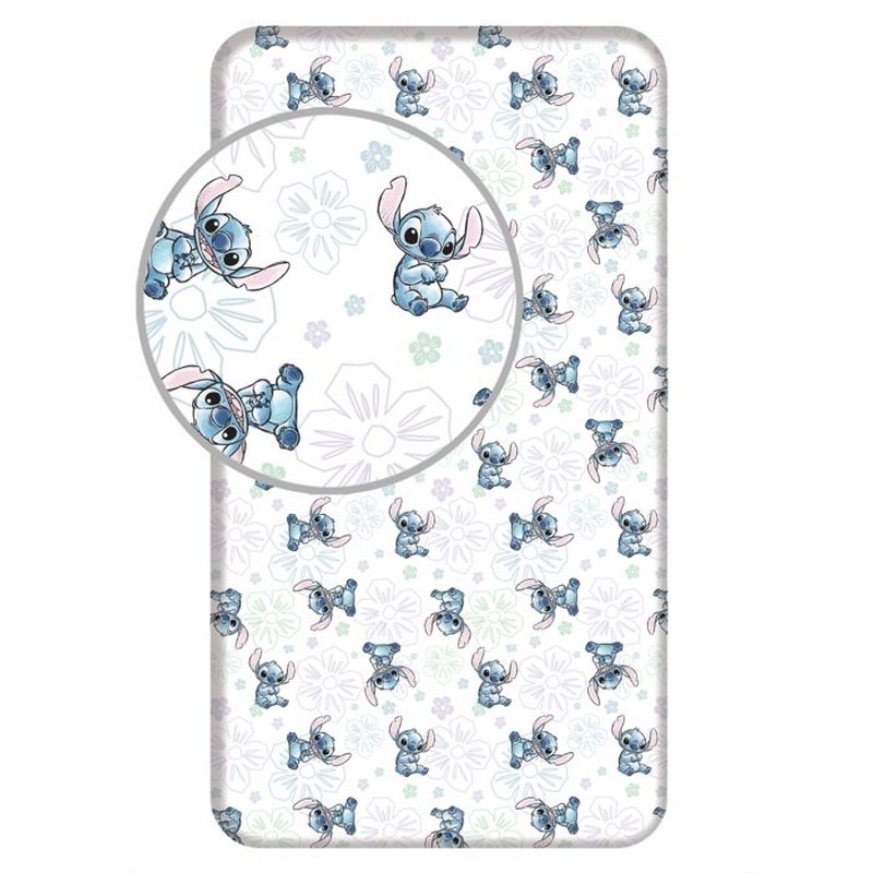 Lilo & Stitch Bomuldslagen (90 x 200 x 25 cm) | Lilo & Stitch Sengetøj - Temashop