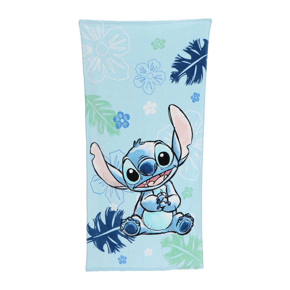 Stitch Håndklæde Lyserød (70 x 140 cm) | Stitch Håndklæder - Temashop