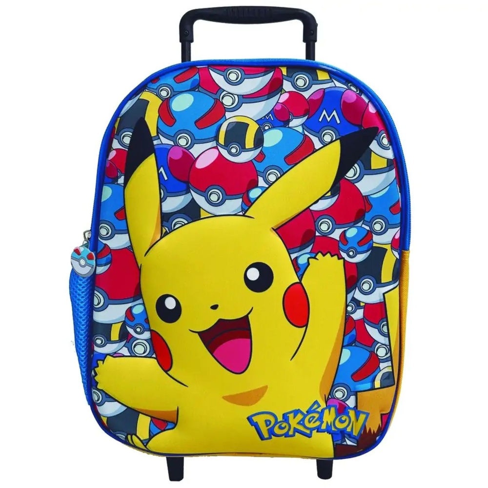 Pokémon 3D Trolley Rygsæk Multifarvet (26 x 11 x 32 cm) | Pokemon Taske / Pung - Temashop