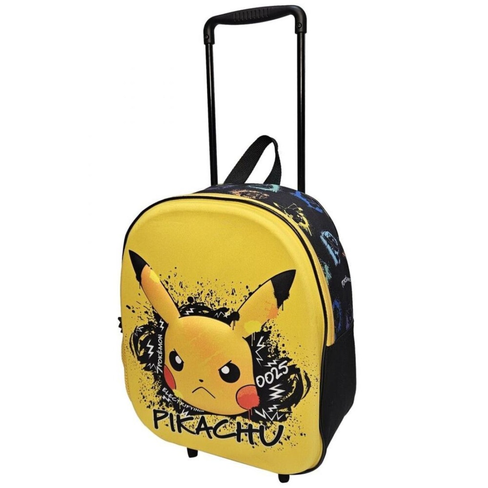 Pokémon 3D Trolley Rygsæk (26 x 11 x 32 cm) | Pokemon Taske / Pung - Temashop