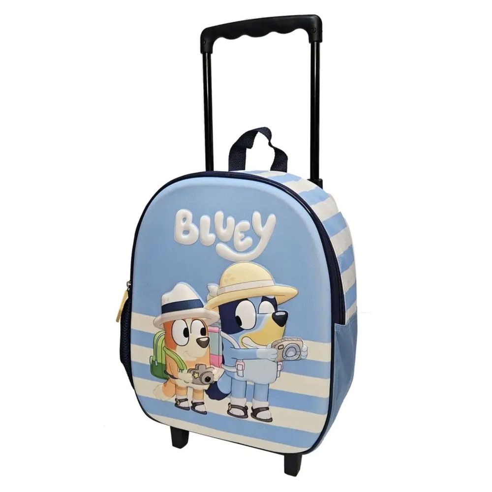 Bluey 3D Trolley Rygsæk (32 x 26 x 11 cm) | Bluey Taske / Pung - Temashop
