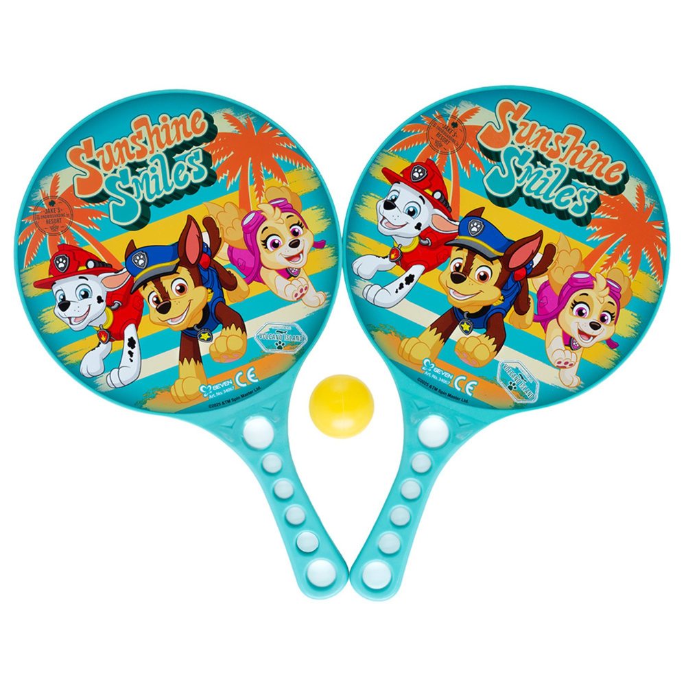 Paw Patrol Strandtennissæt (33,5 x 20 cm) | Paw Patrol Legetøj - Temashop