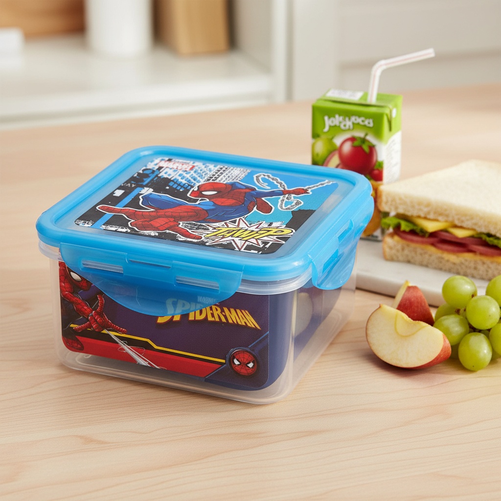 Spiderman® Firkantet Madkasse Blå