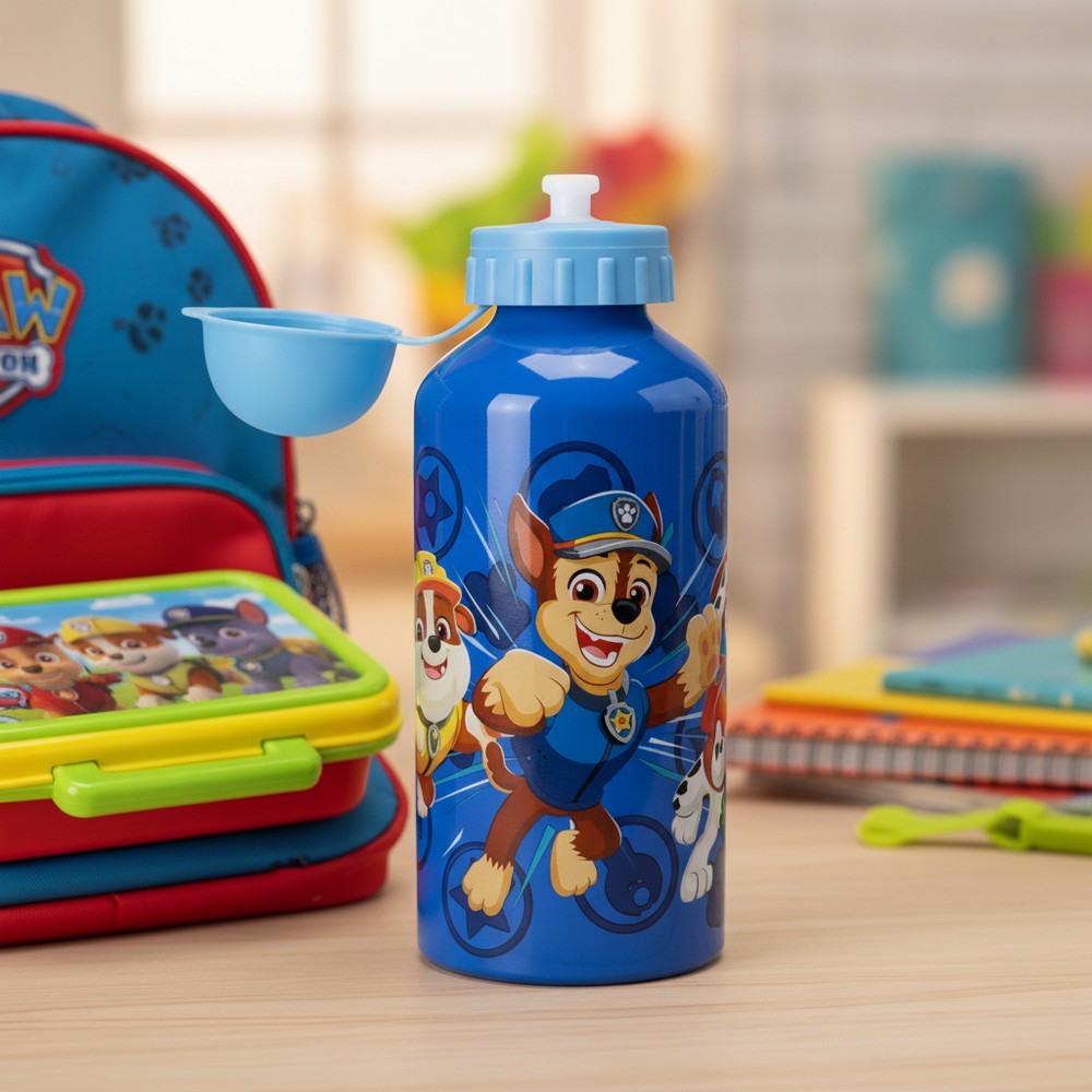 Paw Patrol Aluminium Drikkedunk Blå (7 x 7 x 19 cm) | Paw Patrol Lommelærke / Drikketilbehør - Temashop