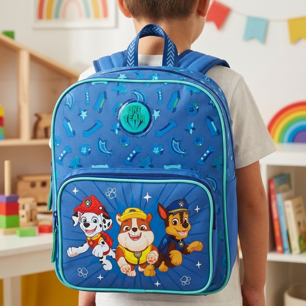 Paw Patrol Pups On The Go Rygsæk (25 x 9 x 29 cm) | Paw Patrol Taske / Pung - Temashop