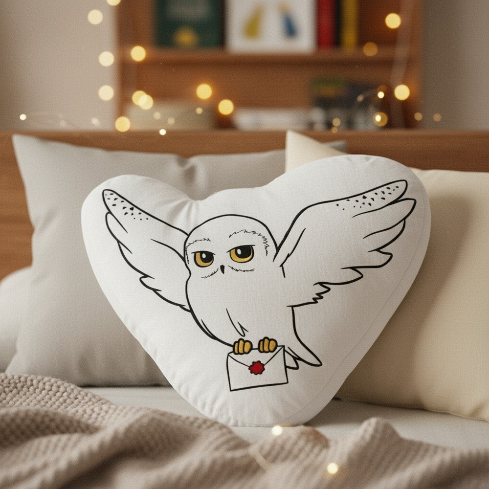 Harry Potter Hedwig Pude (40 x 50 x 4 cm) | Harry Potter Puder - Temashop