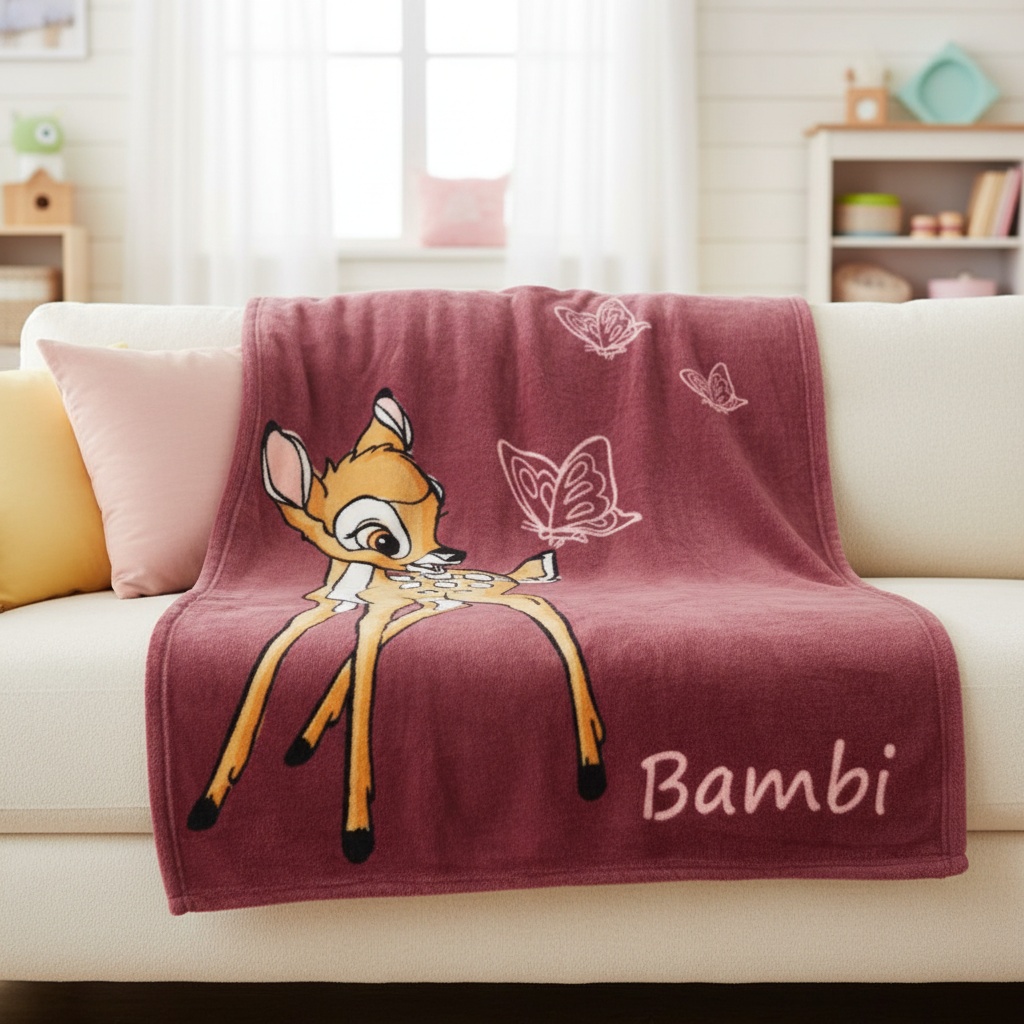 DisneyÂ® Bambi Fleece Tæppe