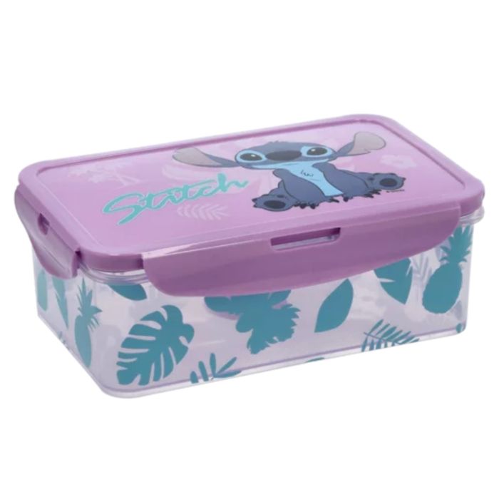 Lilo & Stitch Blomster Madkasse (17 x 14 x 5,5 cm) | Lilo & Stitch Madkasser - Temashop