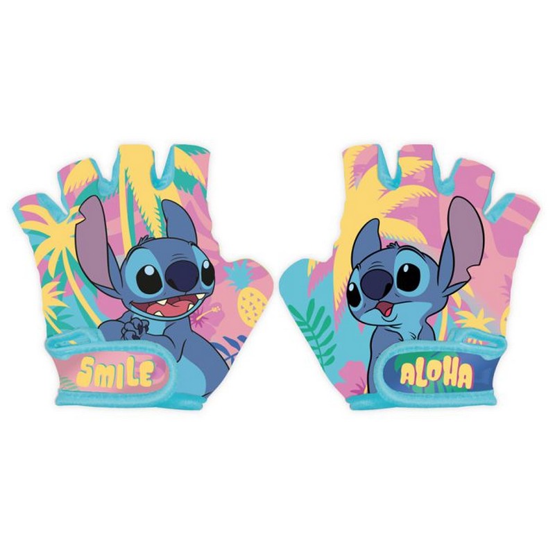 Lilo & Stitch Cykelhandsker Til Børn (7-8 cm) | Lilo & Stitch Handsker - Temashop