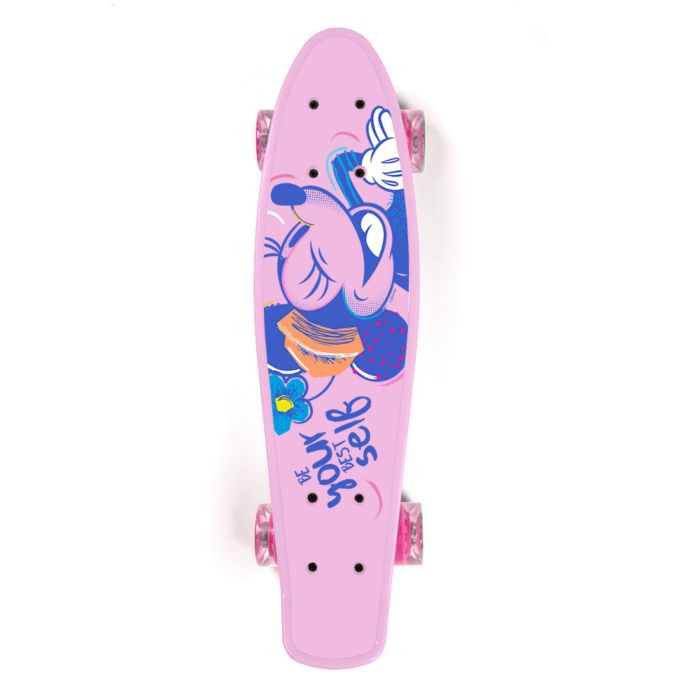 Minnie Mouse Skateboard Lyserød (14,5 x 9,5 x 55 cm) | Minnie Mouse Legetøj - Temashop