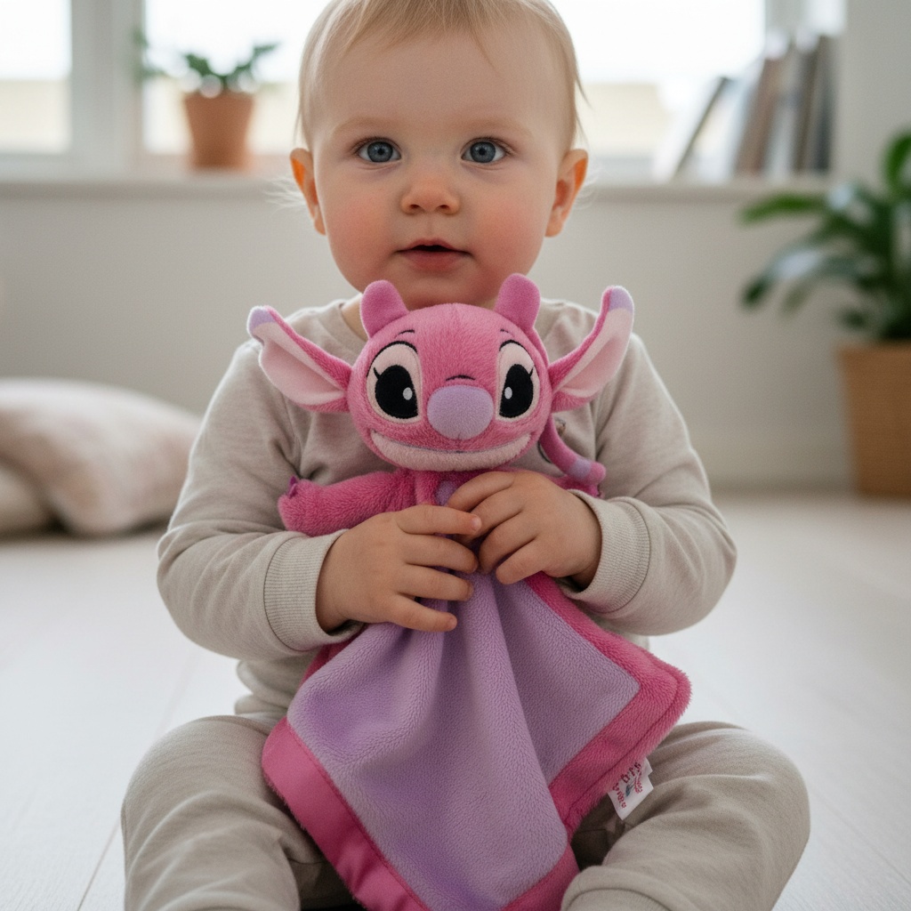 Lilo & Stitch Angel Sutteklud (28 x 32 x 7 cm) | Lilo & Stitch Tæpper - Temashop