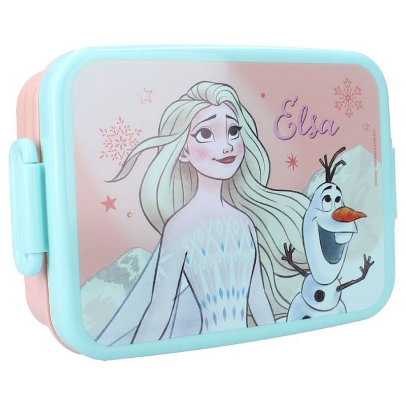 Frost Elsa & Olaf Madkasse (16 x 13 x 5 cm) | Frost Madkasser - Temashop